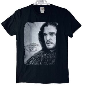 Game of Thrones HBO Jon Snow GOT T Shirt Black Men’s Medium TV Show 2017 Merch